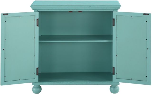 Homelegance® Polly Antique Aqua Accent Chest with Mirror-3