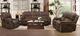 Furniture of America® Henricus Dark Brown Manual Reclining Sofa-1