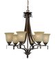Cal® Lighting & Accessories Dabois 6-Light Golden Chandelier-0