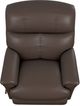 La-Z-Boy® Reed Walnut Leather Manual Wall Recliner-4