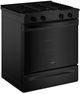 Whirlpool® 30'' Black Smart Slide-In Gas Range with No Preheat Mode and Slow Cook-4