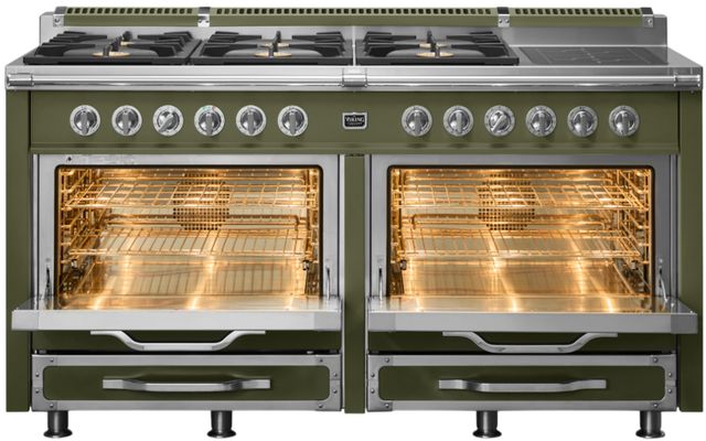 Viking® Tuscany 66" Martini Pro Style Dual Fuel Range-1