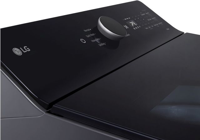 LG 5.5 Cu. Ft. Matte Black Impeller Top Load Washer with EasyUnload™ and AI Sensing-3