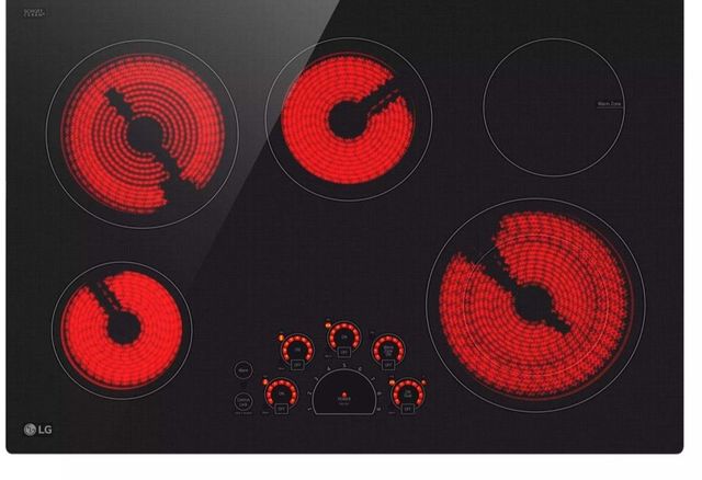 LG 30” Black Ceramic Electric Cooktop-2