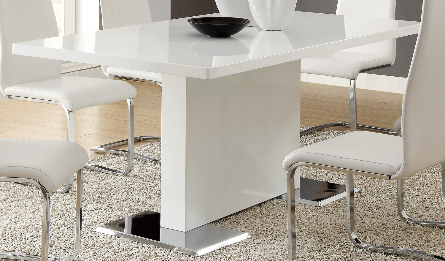 Coaster Anges Pedestal Dining Table - Thumbnail 3