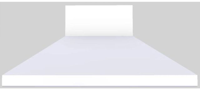 Vent-A-Hood® 66" White Wall Mounted Range Hood-1