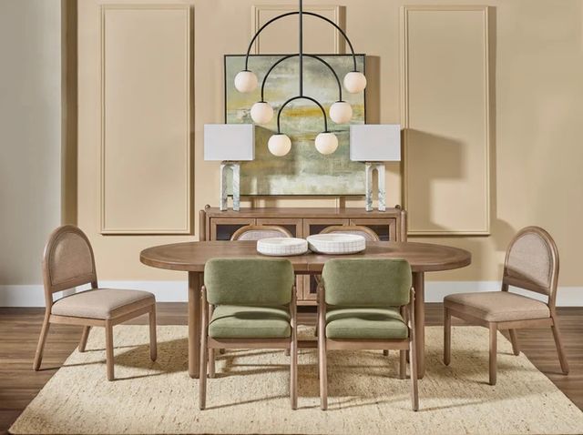 Modus Furniture Astor Claystone/Moss Upholstered Dining Side Chair-1