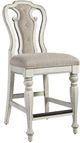 Liberty Furniture Magnolia Manor Antique White/Ivory Counter Chair-1