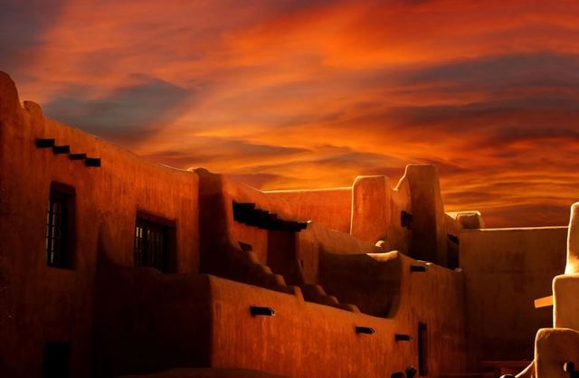 Classy Art Adobe Living Santa Fe Wall Art-0