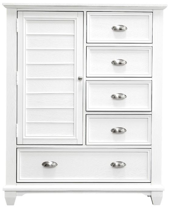New Classic® Home Furnishings Jamestown White Door Chest-2