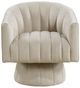 Homelegance® Bristol Taupe Swivel Chair-2