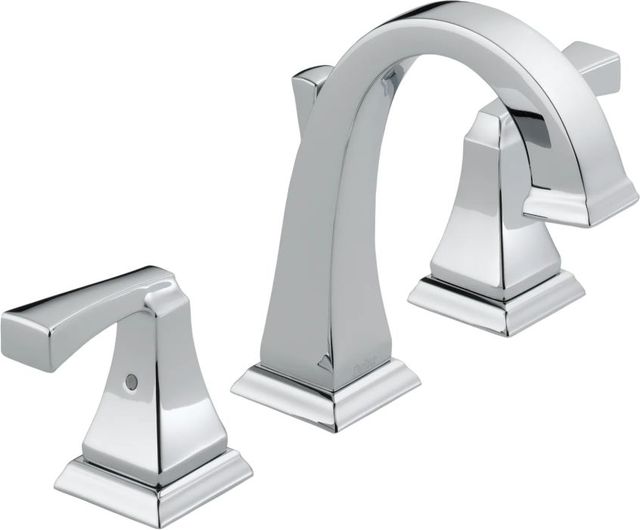 Delta Dryden® Chrome 2-Handle Widespread Bathroom Faucet-0