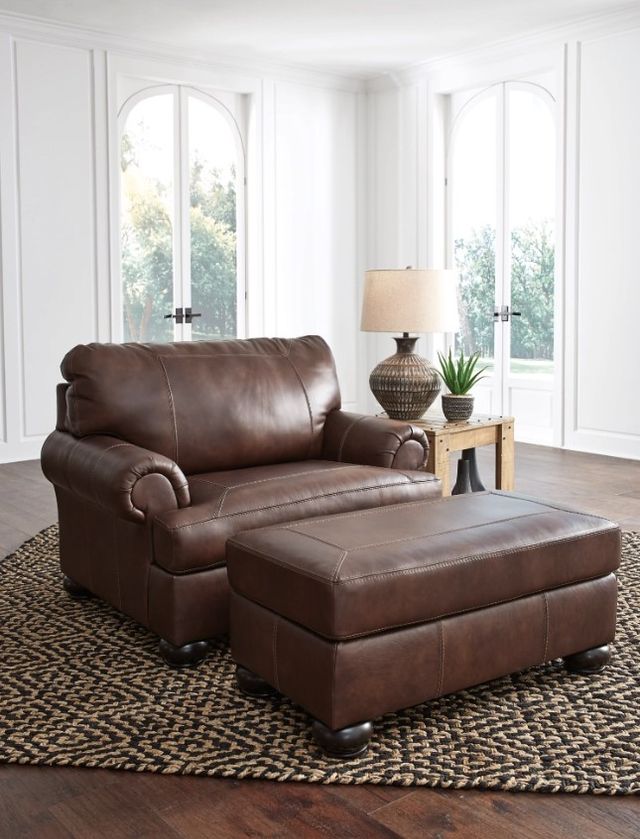 Signature Design by Ashley® Beamerton 2-Piece Vintage Chair and Ottoman Set-3