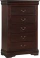 Crown Mark Louis Philip Cherry 48" Chest-0