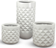 Le Present Pyramid White 19" Planter-1
