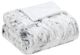 Olliix by Madison Park Sachi Grey 60x70" Polyester Marble Printed Knitted Long Fur Throw-0