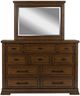 Signature Design by Ashley® Taffenbrook Medium Brown Dresser and Mirror-1