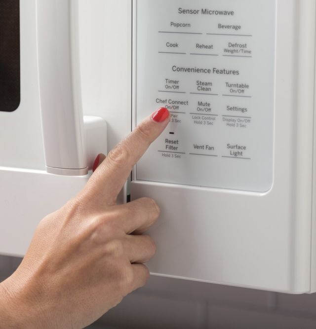 GE Profile™ 1.7 Cu. Ft. White Over The Range Microwave-3