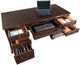 aspenhome® Weston Brown Ale 66" Executive Desk-4