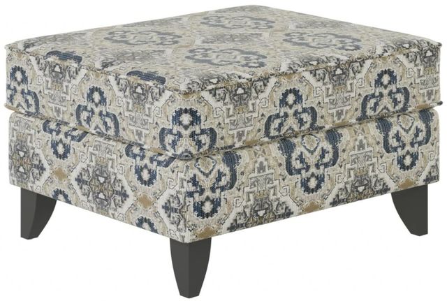 Fusion Furniture Plumley Bisque Chalupnik Storm Gray Ottoman-0