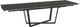 Amisco Customizable Charlie 112" Rectangular Extendable Table with 0.5" Italian Porcelain on Glass Top and 2 Leaves-1