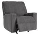 Signature Design by Ashley® Rannis Pewter Manual Rocker Recliner-1