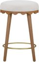 TOV Furniture Oodle Cream/Light Walnut Counter Stool-3