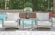Signature Design by Ashley® Moonlight View Gray Outdoor Swivel Chair-3