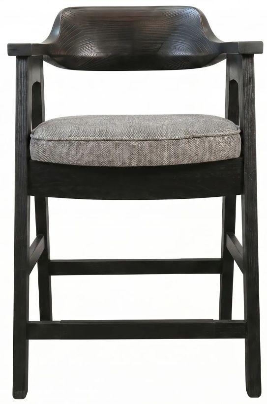 Sunny Designs™ Wren Gray/Umbra Black Counter Stool-1