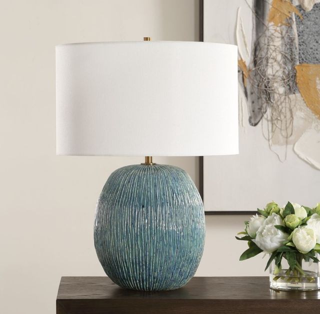 Uttermost® Elysia Blue Table Lamp-1