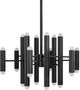 Four Hands Vesta Black Gunmetal Chandelier-2