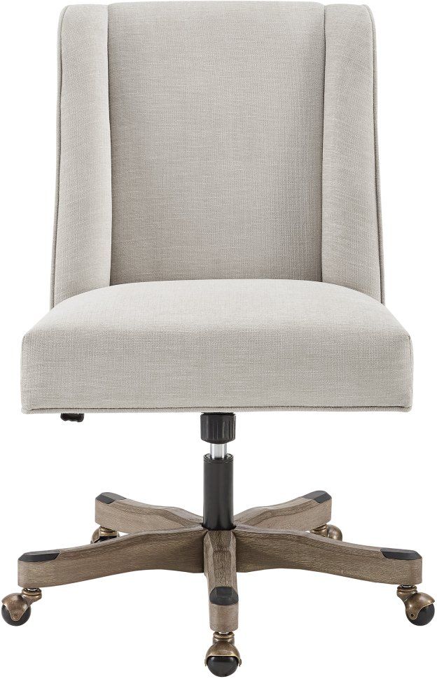Linon Draper Natural Office Chair-0