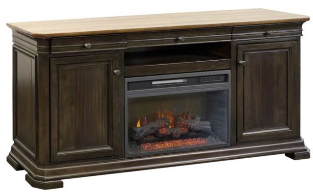 Martin Furniture Sonoma Dark Roast 68" Fireplace TV Stand-0