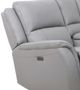 American Wholesale Furniture Madras Stone Power Reclining Loveseat with Console-1