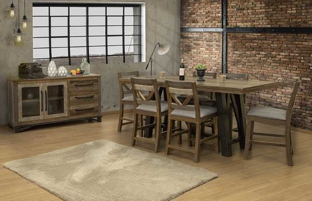 International Furniture Direct Loft Brown Buffet-1
