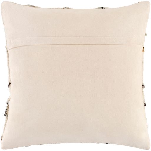 Surya Nettie Tan 20"x20" Toss Pillow with Down Insert-1