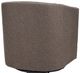Olliix by Madison Park Chocolate Tyler Swivel Chair-2