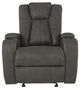 American Wholesale Furniture Transformer Iron Power Glider Recliner-0