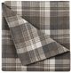 Olliix by Woolrich Brown Plaid King Flannel Cotton Sheet Set-2