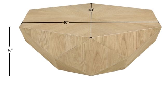Meridian Furniture Diamante Oak Coffee Table-2
