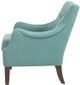 Olliix by Madison Park Teal Qwen Button Tufted Accent Chair-1