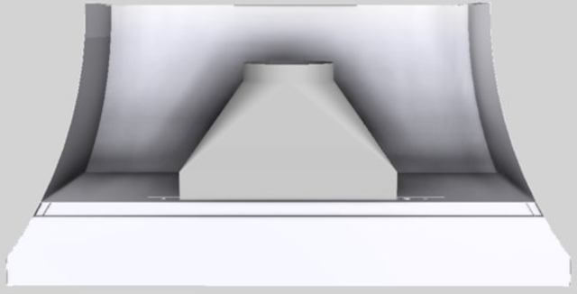 Vent-A-Hood® Designer Series 60" White Wall Mounted Range Hood-1