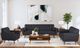 Elements International Horizon Pebble Navy Chair-1