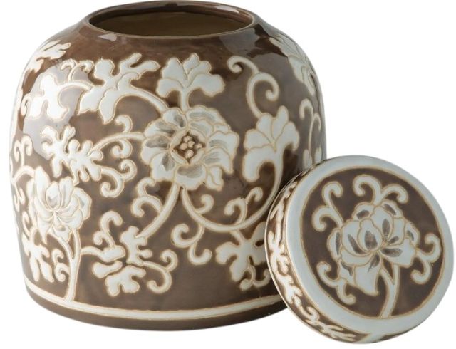 Signature Design by Ashley® Adalham Brown/Cream 11" Jar-2
