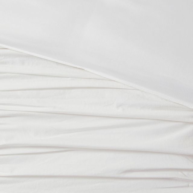 Olliix by Madison Park 4 Piece White Full/Queen Delancey Duvet Cover Set-4