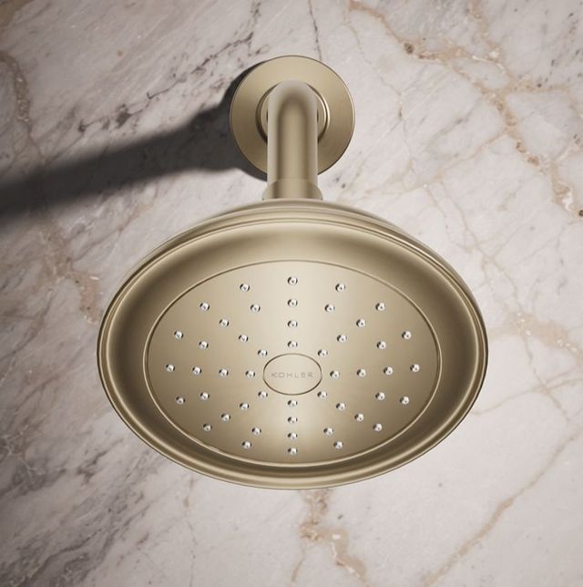KOHLER® Artifacts® Vibrant Brushed Bronze 1.75 GPM Single-Function Showerhead-2