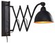 Forty West Pierce Black Wall Light Scone-0