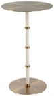 Uttermost® Cyprus Brass/White Accent Table-0