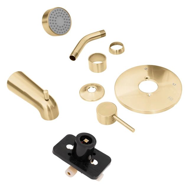 ZLINE Palisades Champagne Bronze Elegant Shower System-4