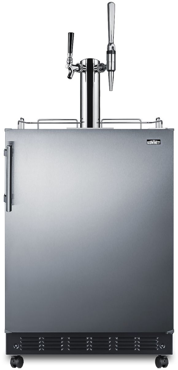 Summit® 24" Stainless Steel Cold Brew/Nitro Coffee Kegerator-0